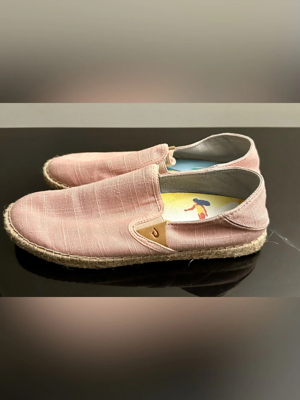 OluKai Blush Slip-On Espadrilles